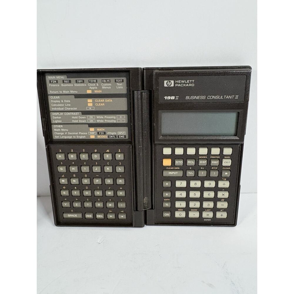 TI-81 HP 19BII Vintage Calculator Lot Parts Repair Non Working - Picture 3 of 7